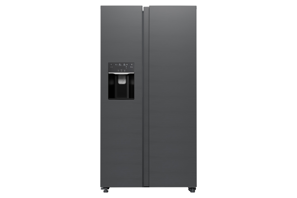 Tommatech TSB-491576-WIDIMP 577L No-Frost Sıde-By-Sıde Frıdge Wıth Water And Ice Dıspenser Inox