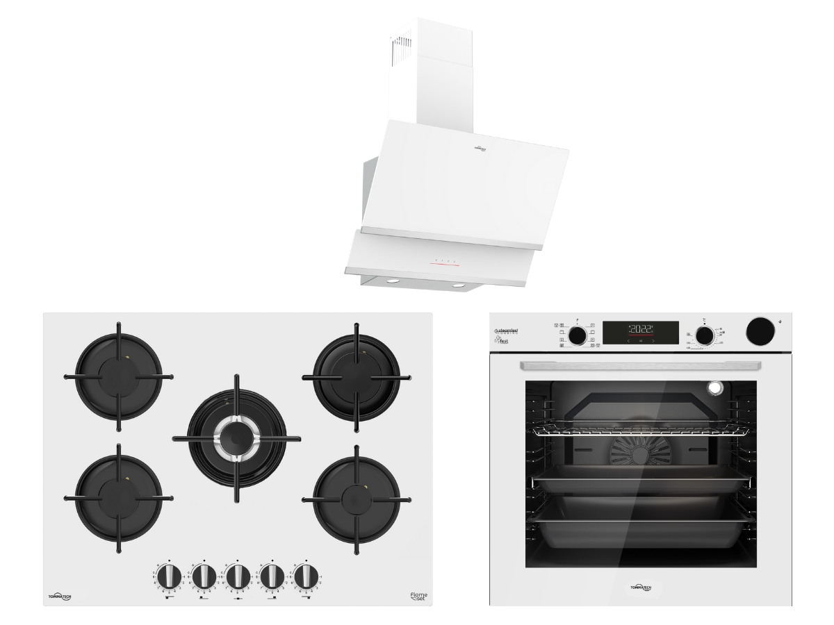 TT300 Beyaz Ankastre Set