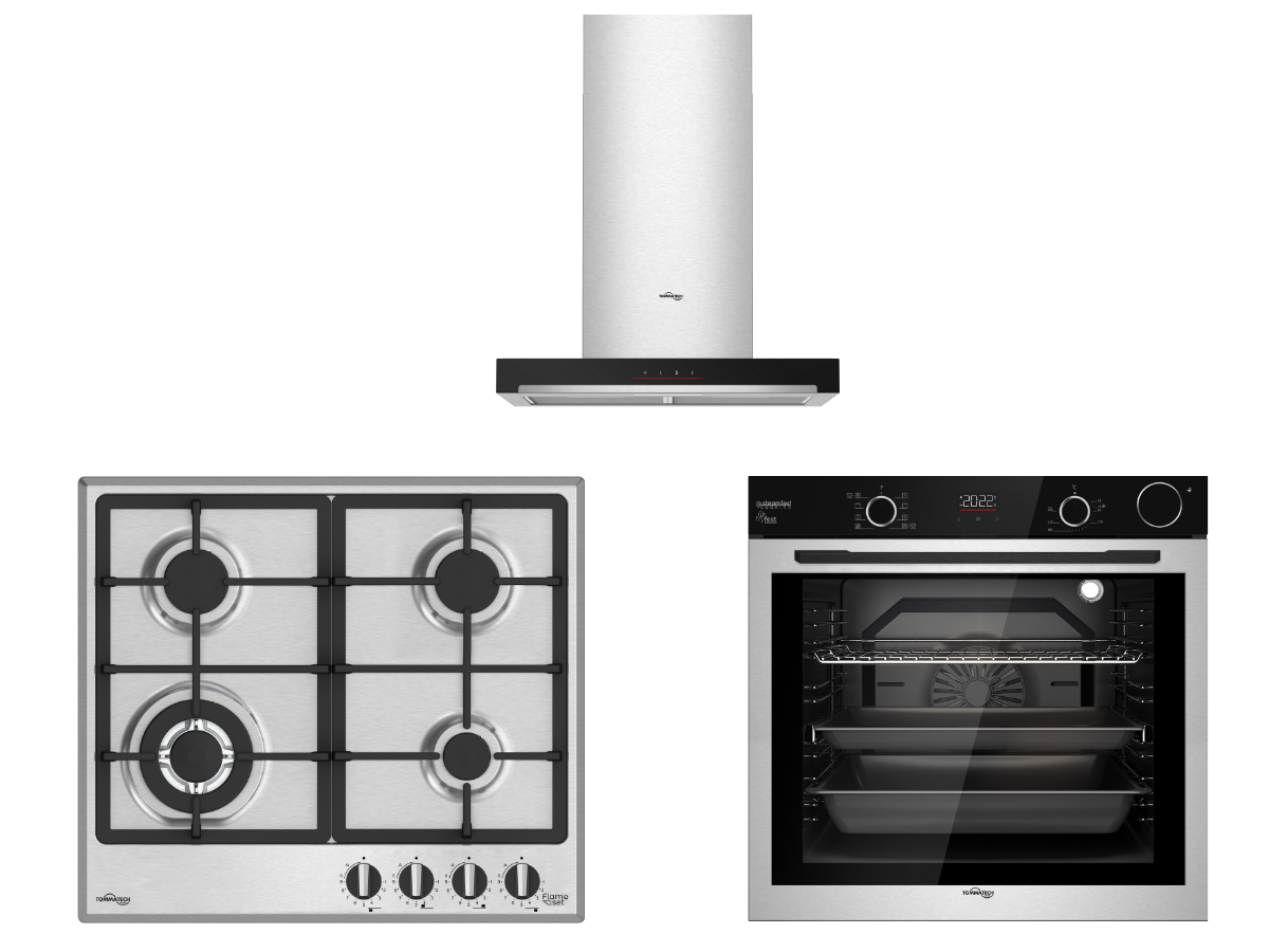 Tommatech  TT300 Inox Ankastre Set