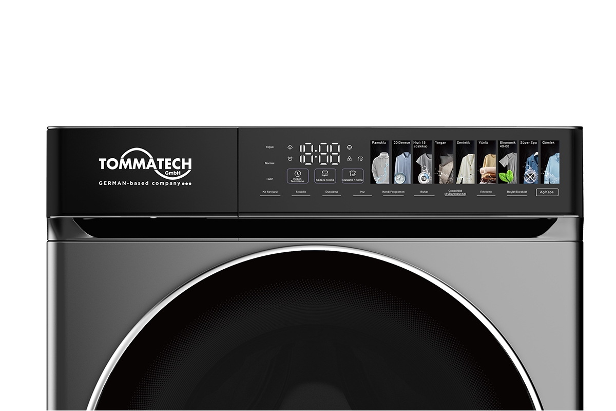 Tommatech TCM-1014001-GG 10 Kg Çamaşır Makinesi