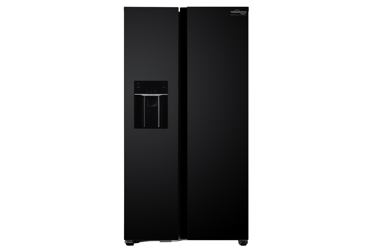Tommatech TSB-491576-WIDSMP 577L Su ve Buz Dağıtıcılı Side-By-Side Buzdolabı Dark Inox