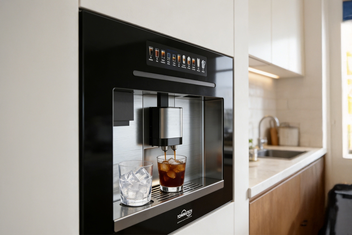 Tommatech TAKM1ESTS Ankastre Tam Otomatik Kahve Makinesi Siyah