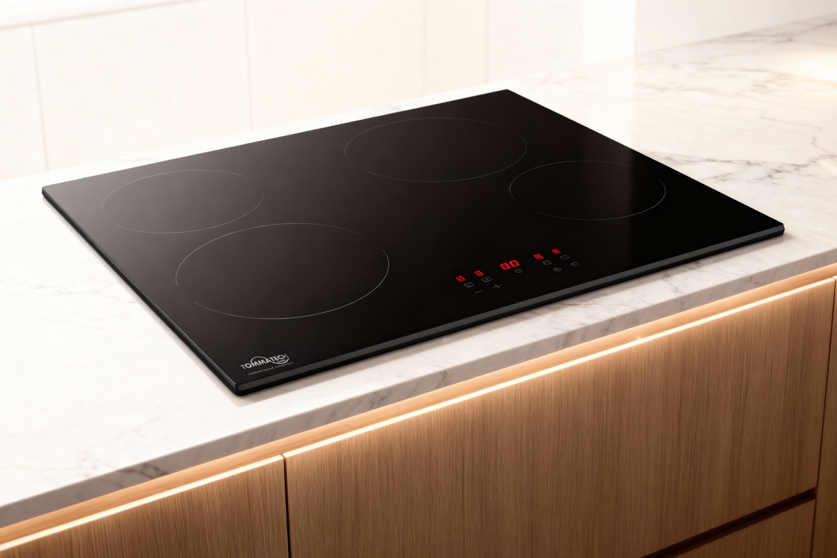 Tommatech TAV-6001-BG Vitroseramik Elektrikli Ankastre Ocak 60 cm