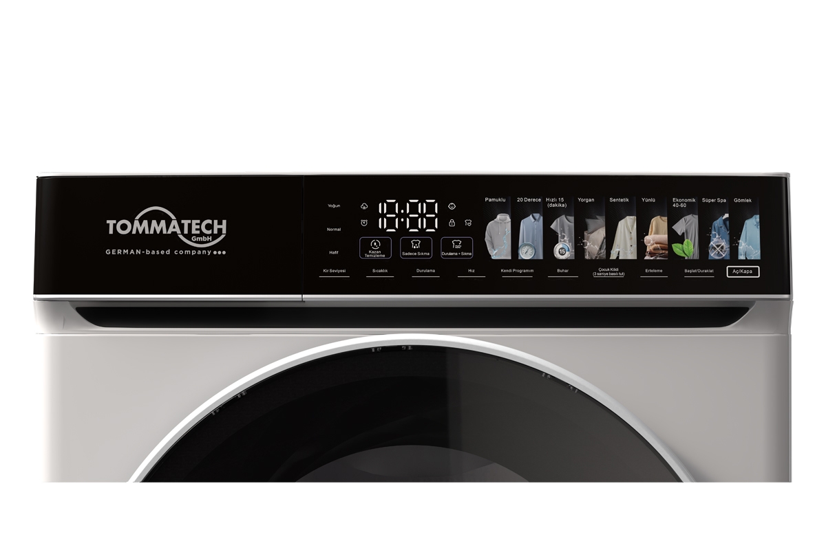 Tommatech TCM-1014001-BB 10 Kg Çamaşır Makinesi