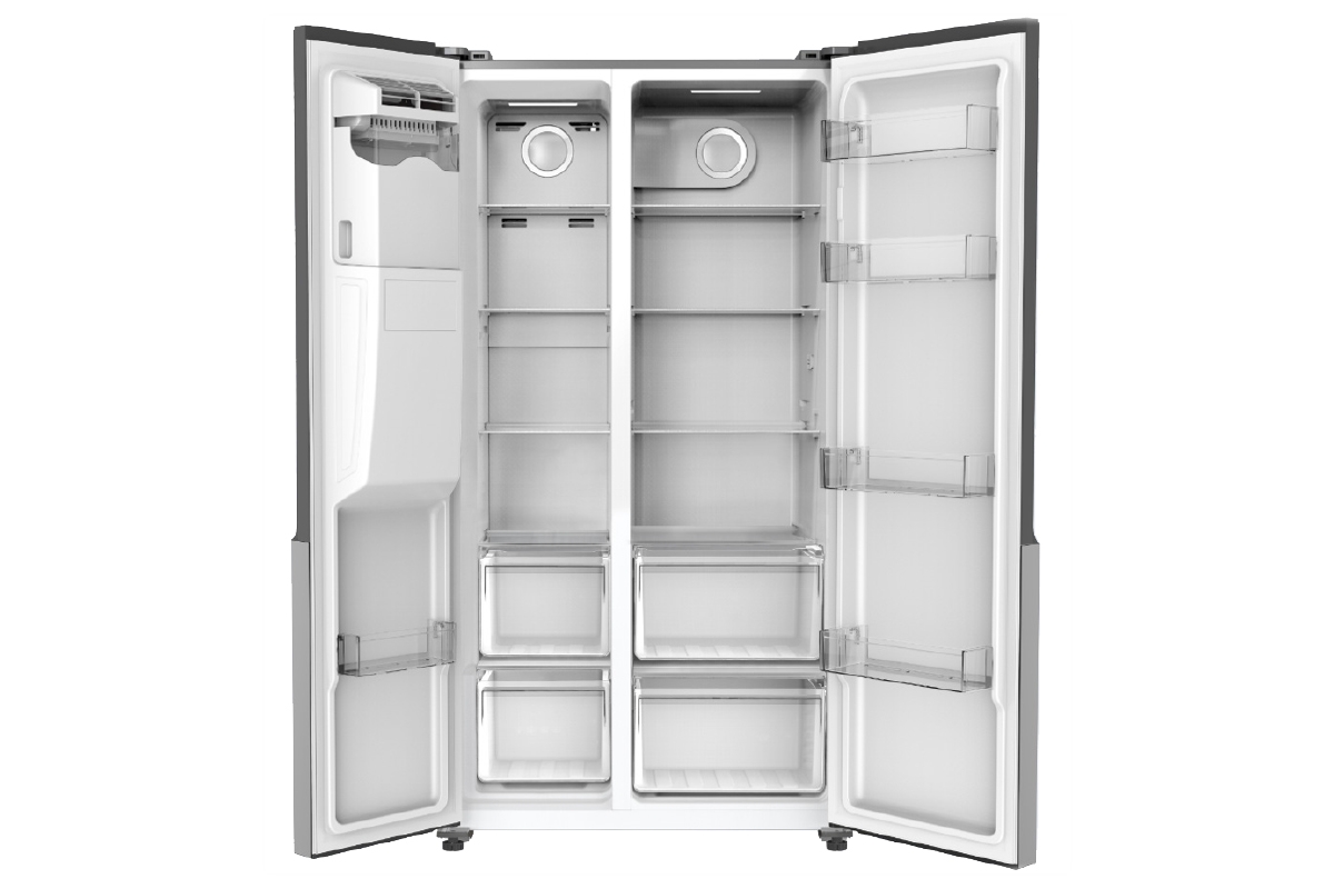 Tommatech TSB-491576-WIDIMP No-Frost  Su Ve Buz Dağıtıcılı Sıde-By-Sıde 577L Inox Buzdolabı