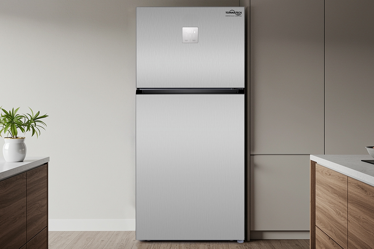 Tommatech TSB-583606-IMP 606 L Top Mount Fridge Inox