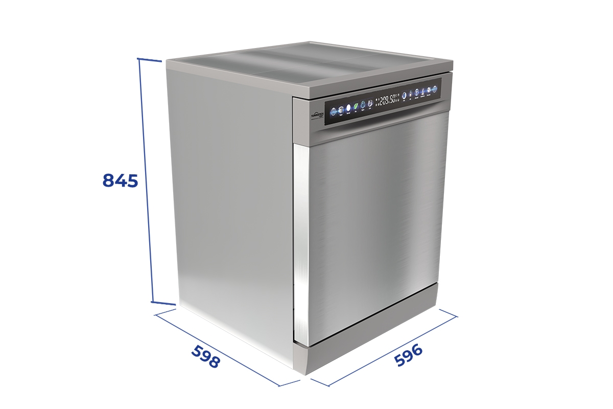 Tommatech TSBM-1514-II 6 Program Freestanding Dishwasher